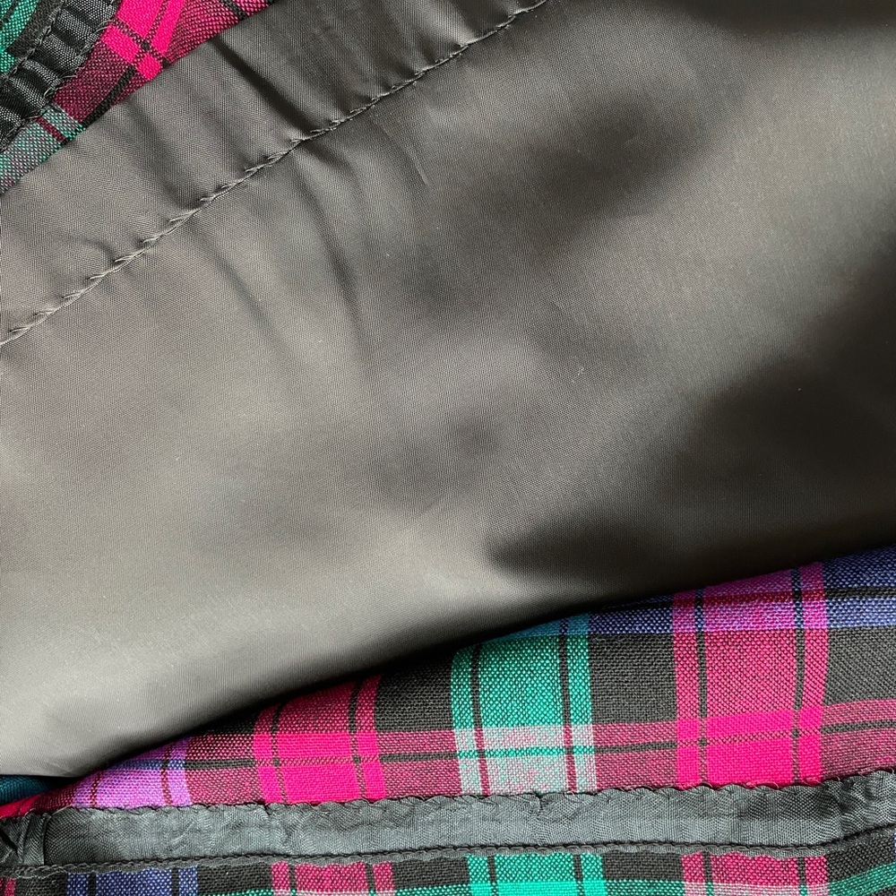Vintage Prophecy Wool Plaid Pleated Midi Skirt 7/8  Made in USA Tartan - Picture 7 of 8